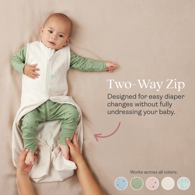 ergoPouch 1.0 Tog Jersey Sleeping Bag â€“ Arms-Out Baby Sleep Sack, Ideal Transition from Swaddling, Slim Fit Keeps Baby Secure & Comfortable, Soft Breathable Fabric (8-24 Months, Sage) - Image 3
